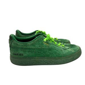 Puma Haribo Kids Suede Lace-Up Sneakers Green Size 1 Gummy Bear Logo Accents